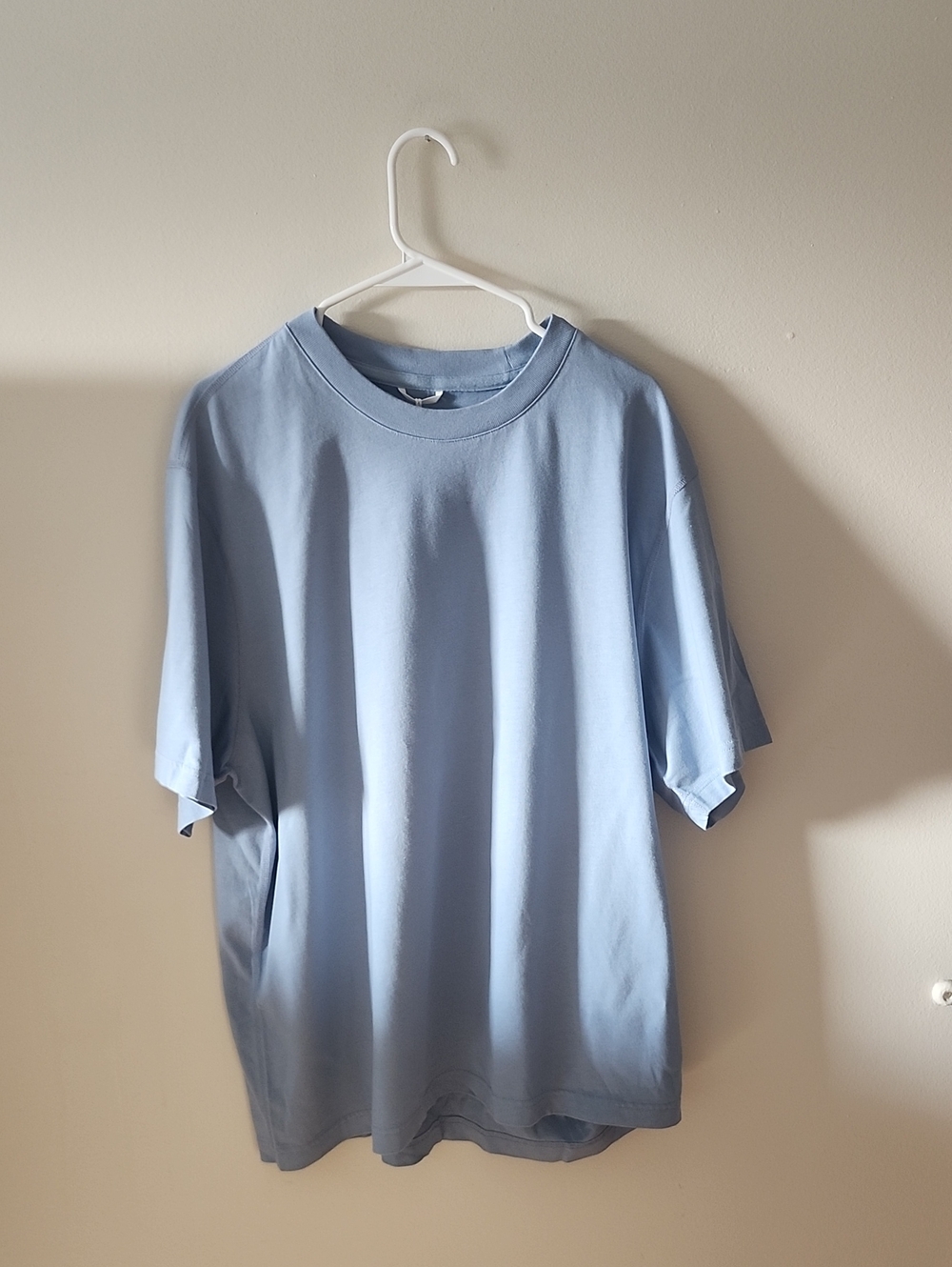 Reigning Champ Light Blue Crewneck Tee